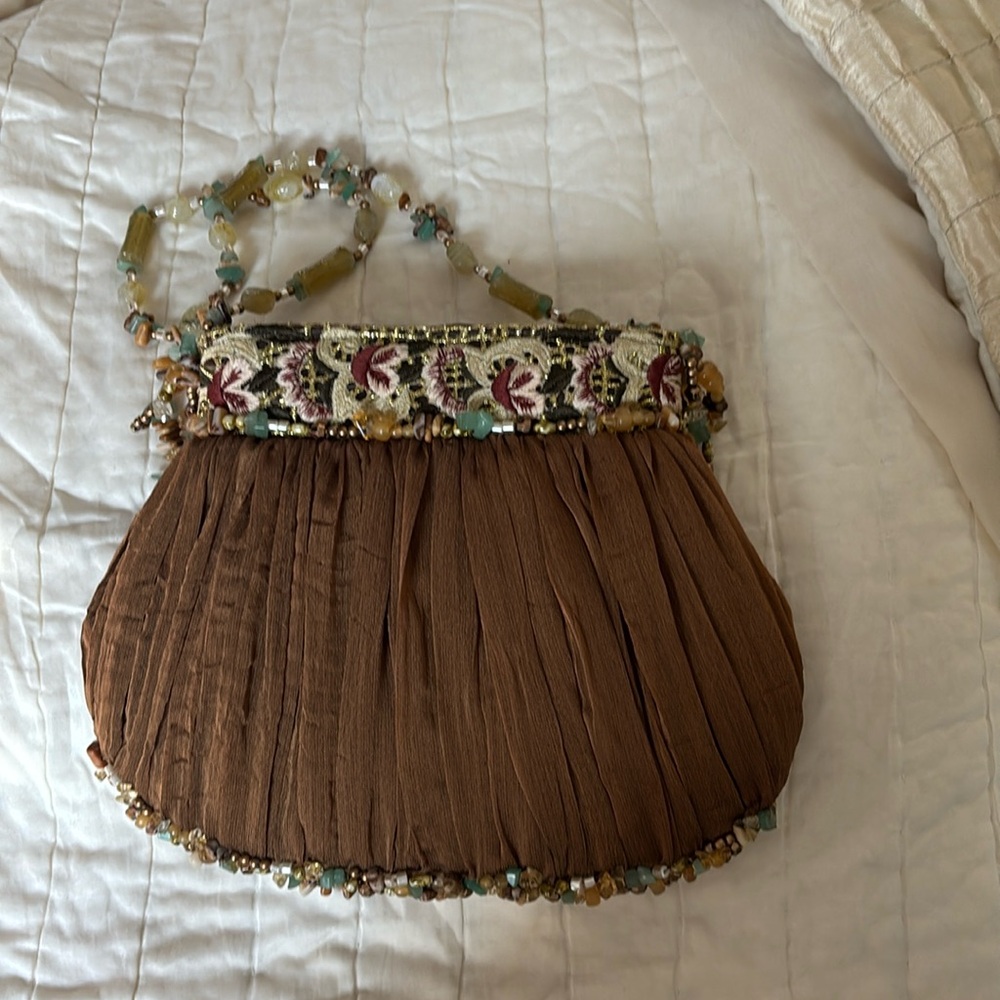Mary Frances evening bag with beading.